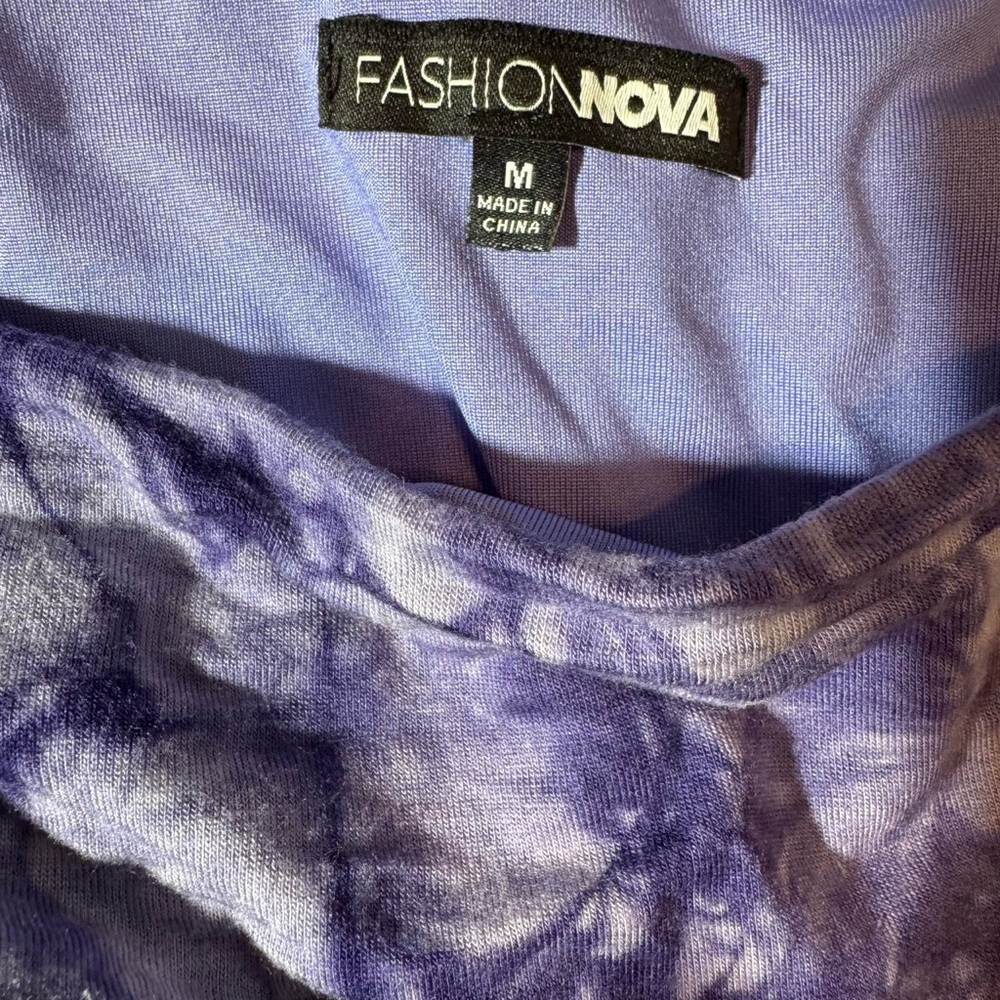 Fashion Nova Purple Tie-Dye Skirt Set - Picture 7 of 7